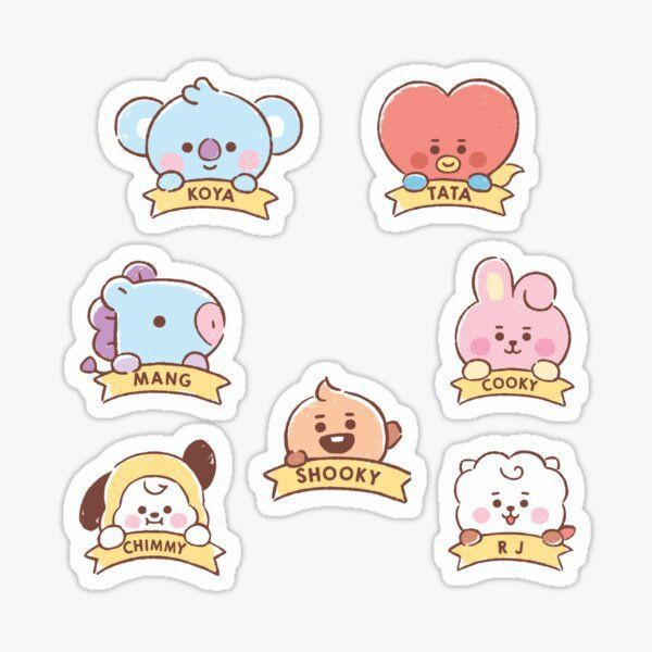 

Sticker Baby Bt21 BTS cute 1