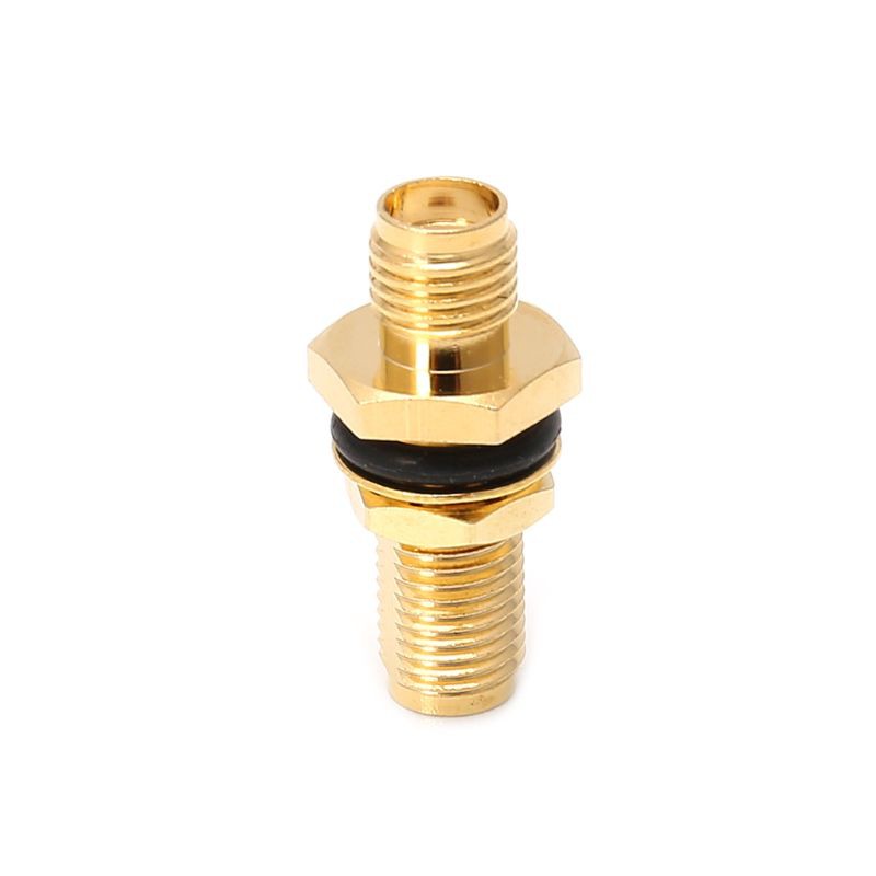 VIVI SMA Female Jack RF Connector Straight Coaxial Converter Adapter Panel Mount O-Ring Connectors