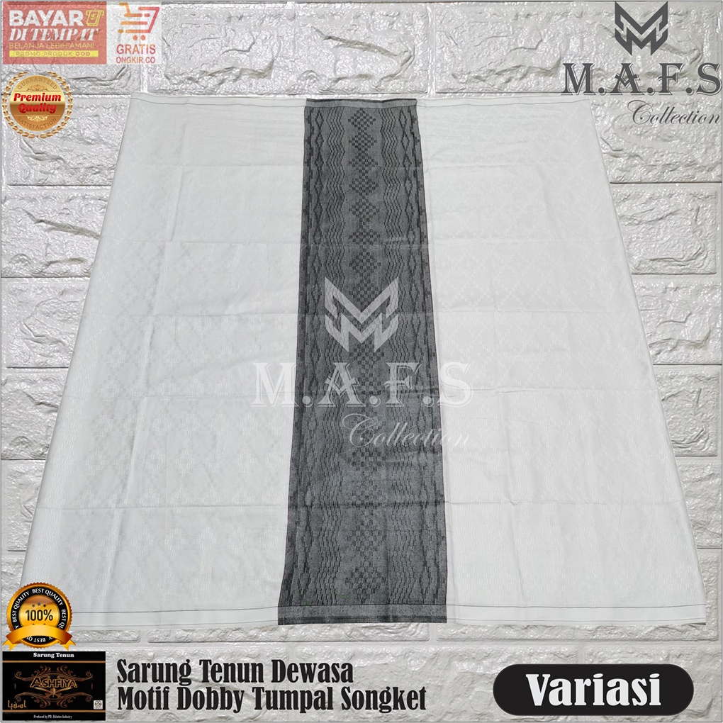 SARUNG DEWASA SARUNG TENUN MOTIF TUMPAL SONGKET ASHFIYA / KALIFA