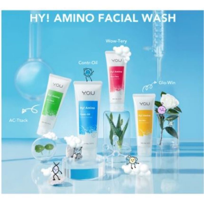 YOU Hy! Amino Facial Wash 100g