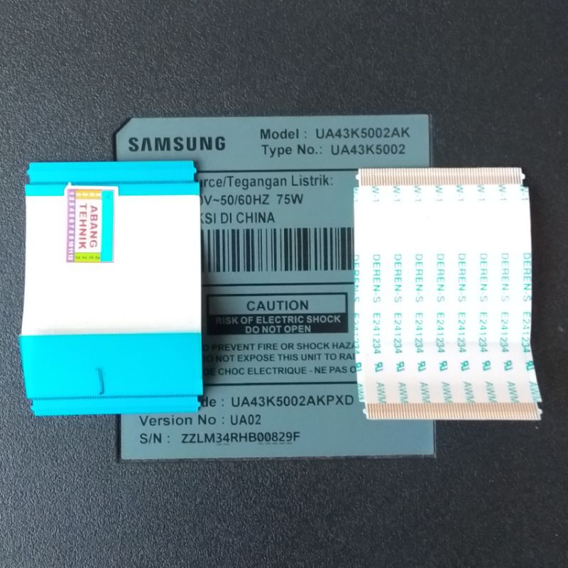 FLEXYBEL UA43K5002AK TCON SAMSUNG TV TICON KABEL PANEL LAYAR UA43K5002