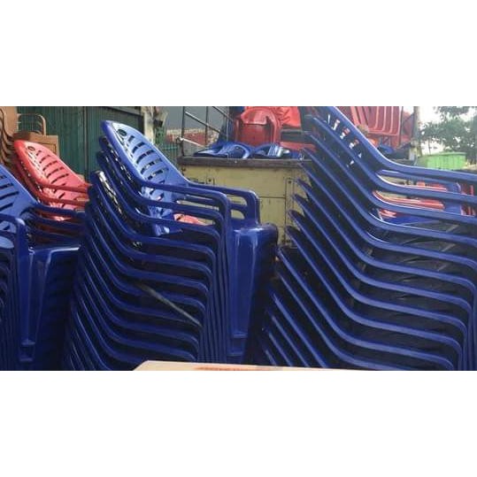 ☄ Kursi Teras/ Kursi Santai/ Kursi Main Game Plastik Napolly 909 Biru ✲