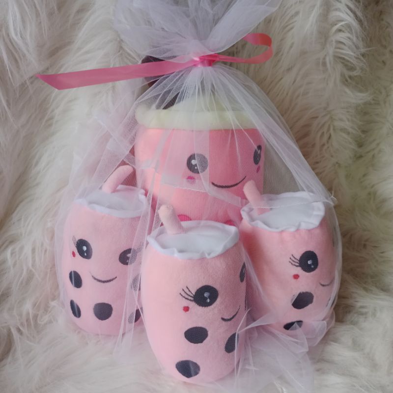 BONEKA BOBA BERANAK 3 FREE JARING