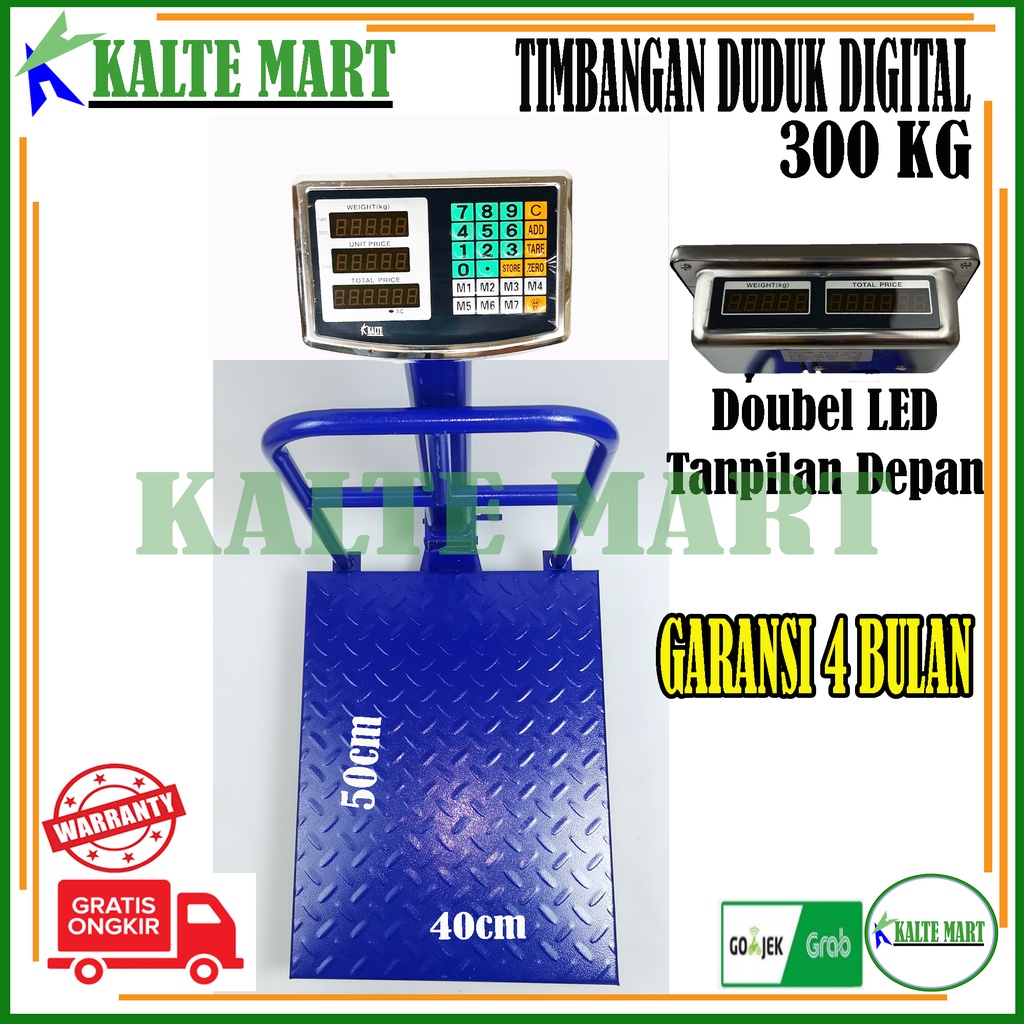 Timbangan Duduk Digital 300kg Timbangan Barang Ekspedisi 300kg Timbangan Industri, Timbangan Gudang