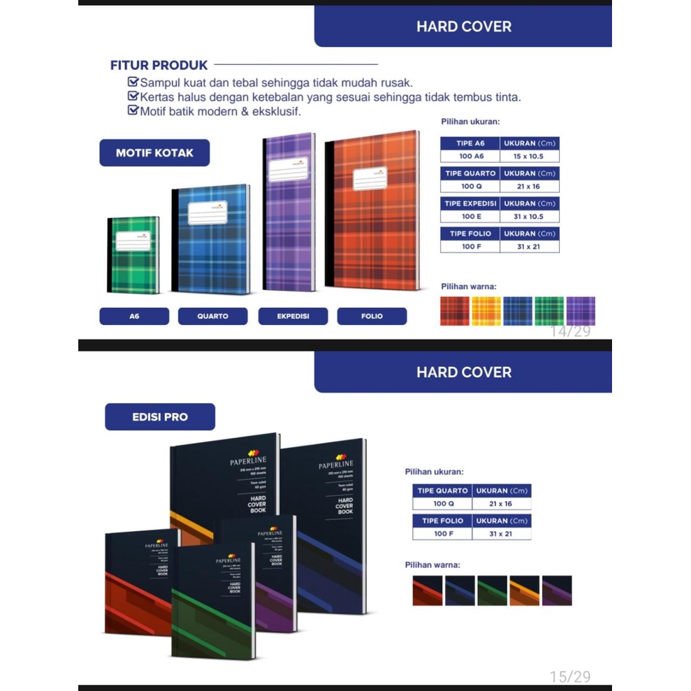 

Buku Folio 100 Lembar paperline/ Okey
