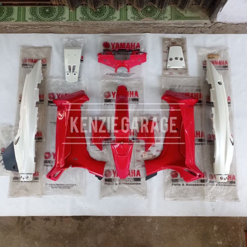 Cover Body Full Set Fullset F1ZR FIZR Merah Putih 2004 Original YGP