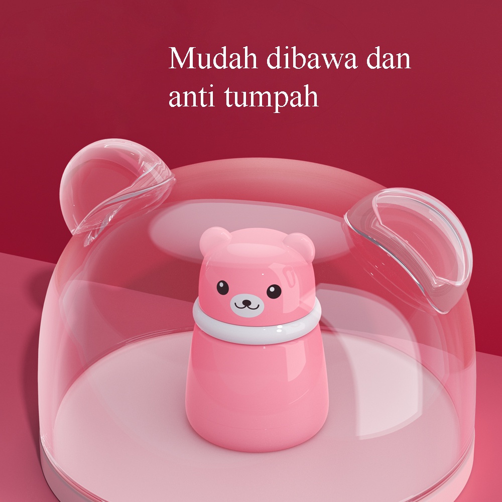 [1KG 11PCS] LBS Botol Bedak Tabur Anak Beruang Travel Lucu