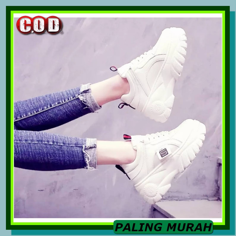 Sepatu Kets Amazeus Ulzzang Harajuku Anti Selip Musim Gugur Loren NK502 Sepatu Sneakers Wanita Lb0