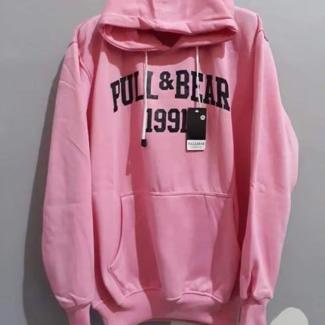 HOODIE PULL&amp;BEAR ORIGINAL/HIJAU ARMY