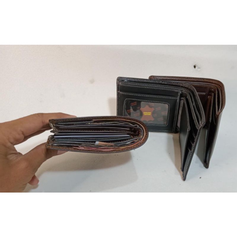 Dompet Kulit Pria 100 % Full Kulit Sapi Asli