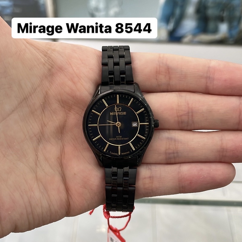 Jam Tangan Mirage 8544 Wanita Hitam