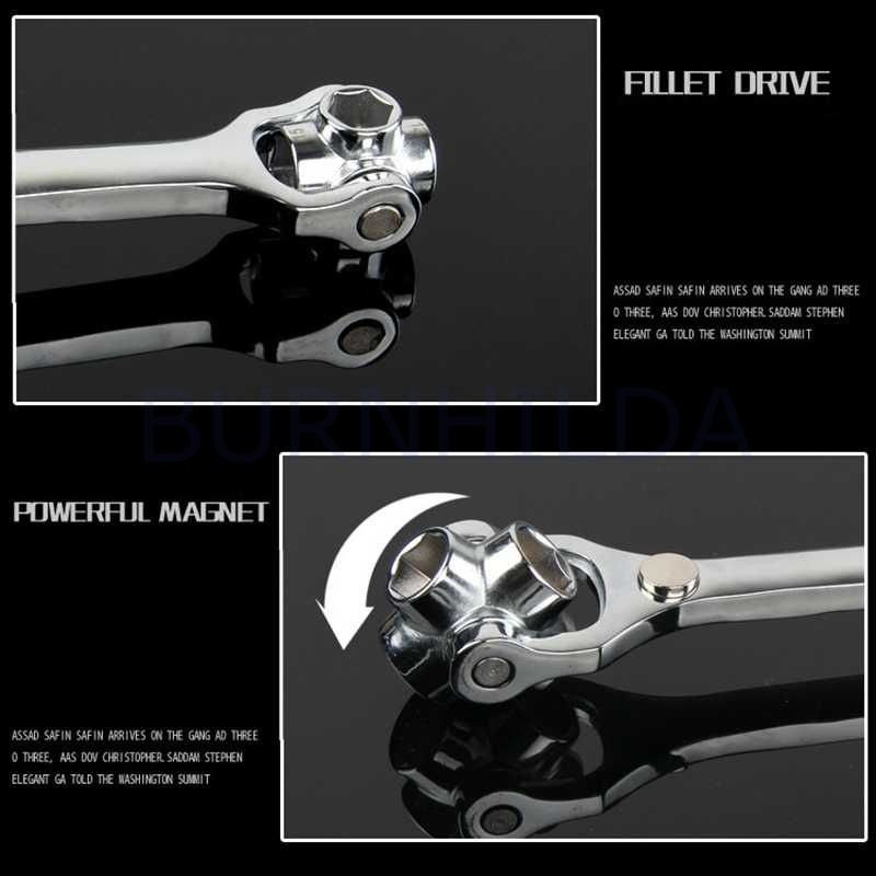 Kunci Pas Multifungsi 8in1 Multi Hexagon Wrench with Powerful Magnet accesoris mobil burnhilda