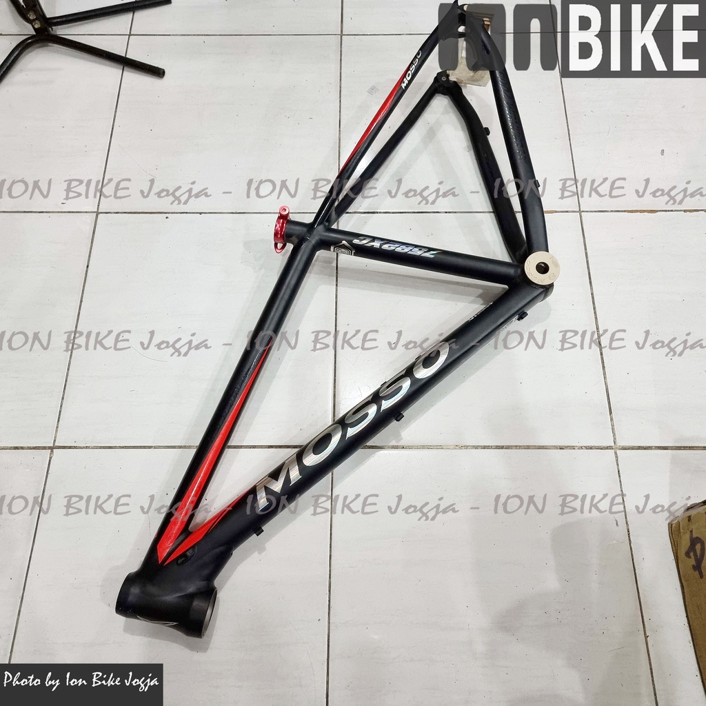 Frame MTB Mosso 27.5 7582XC Black Red Frameset Sepeda Alloy 7582 XC Ringan - Frame Set Alloy 7005 Su