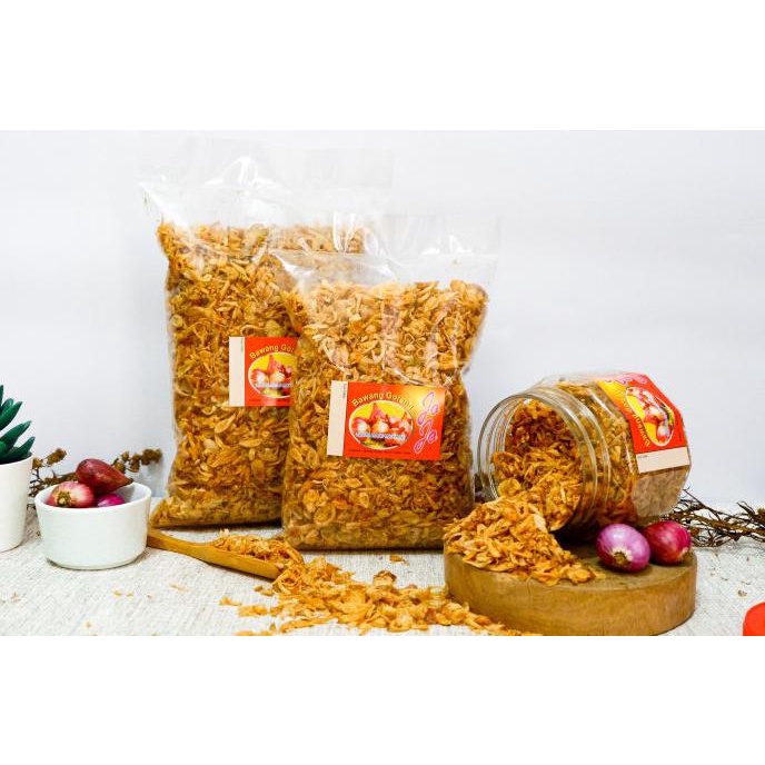 

JOJO BAWANG GORENG ASLI SUMENEP 500 GR FIRST HAND