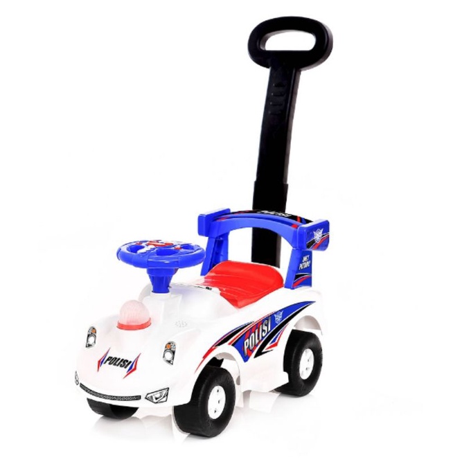 mainan anak mobil dorong ada musik, mobil polisi