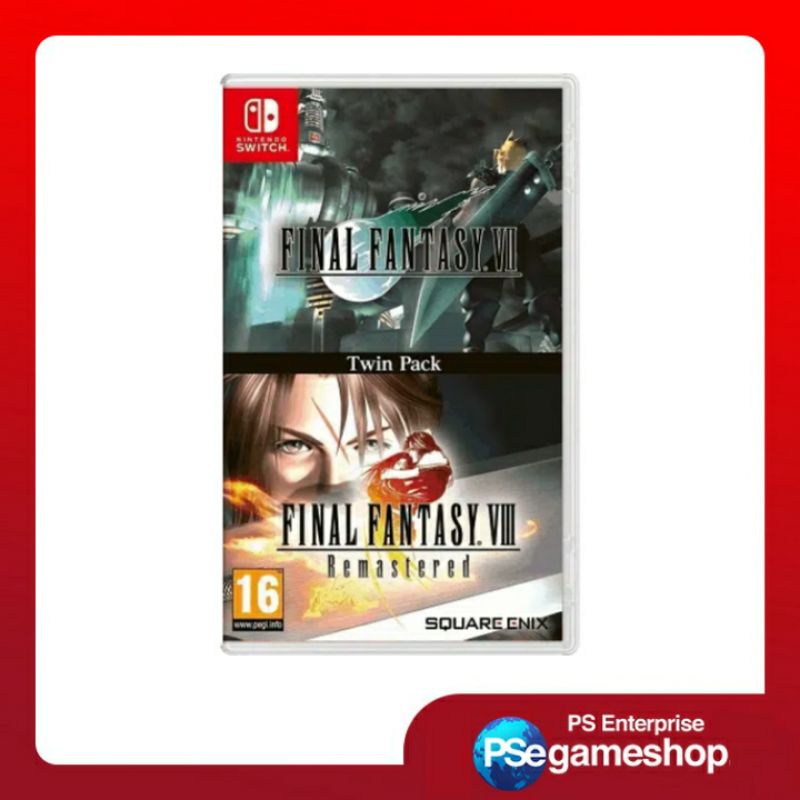 NINTENDO SWITCH FINAL FANTASY VII &amp; FINAL FANTASY VIII REMESTERED TWIN PACK - ENG