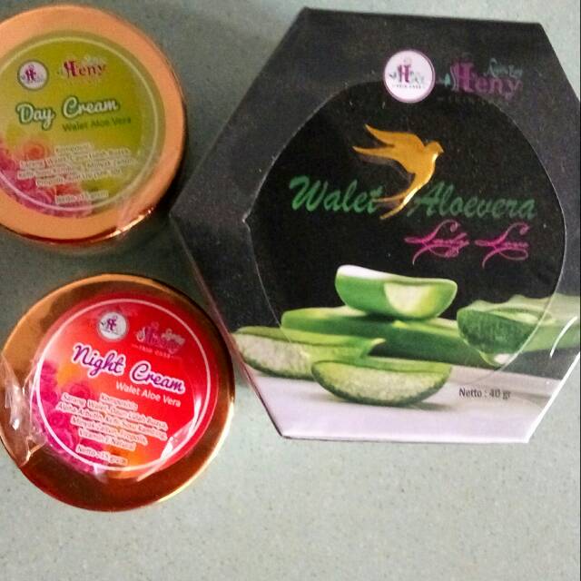 Paket krim walet plus 3sabun walet aloevera