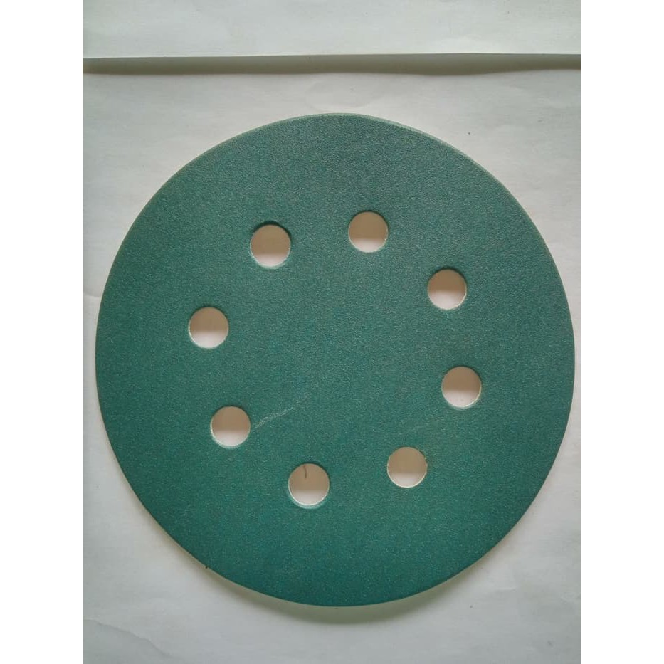 Grit 60 Amplas Bulat 5" Velcro Ekamant 5 Inch 5in 8 lubang sander