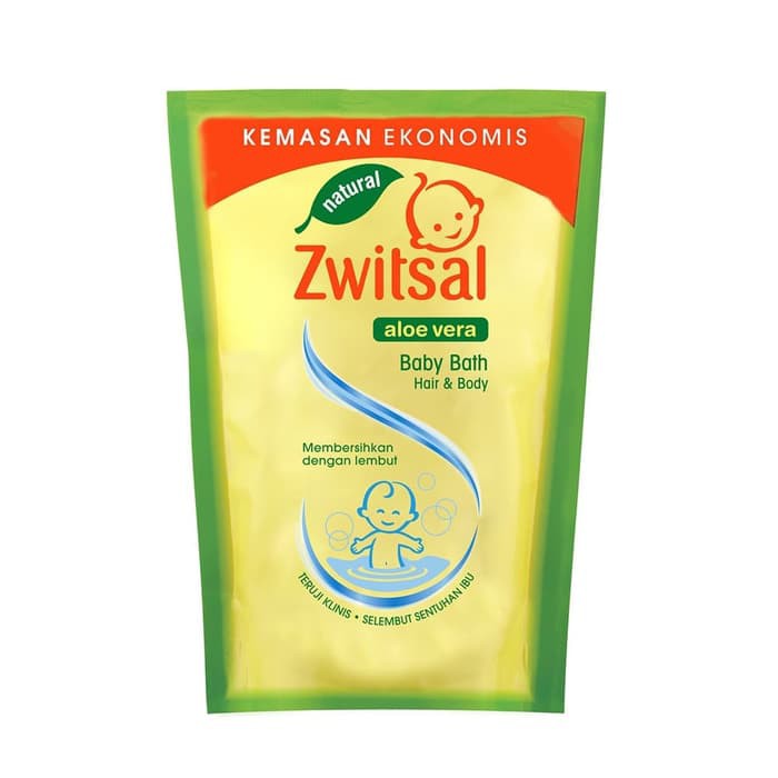 Makassar! Zwitsal Baby Natural Hair And Body Pouch 450Ml