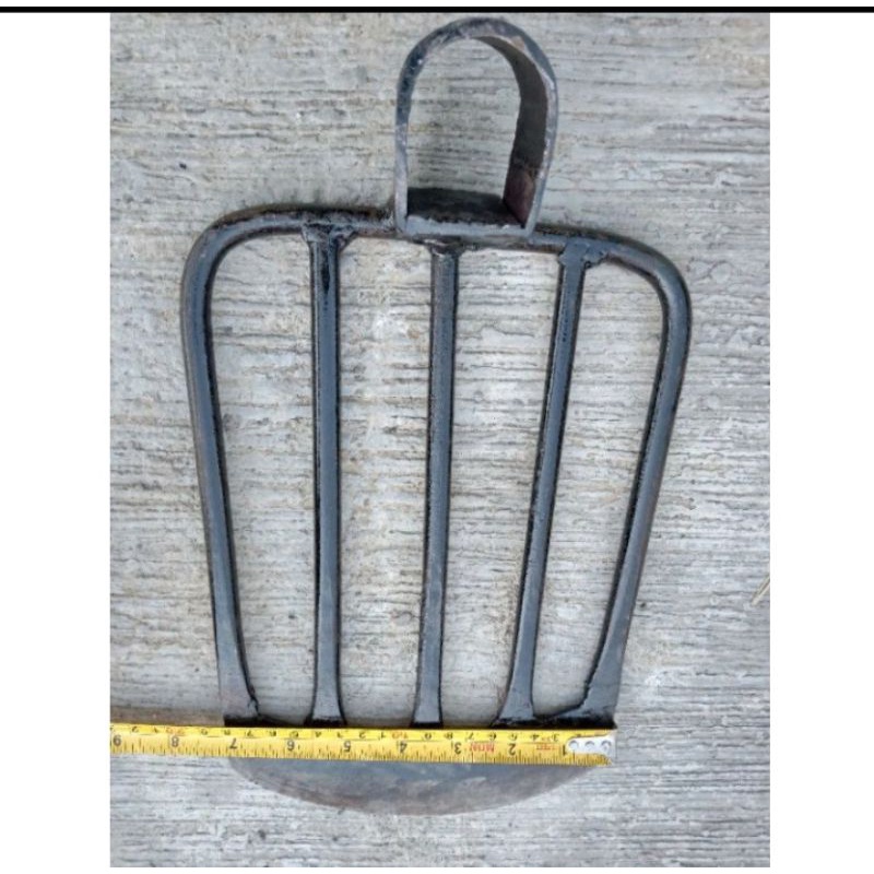 Cangkul Pacul Bolong/Janda Bolong Anti Lengket Ringan Besi Polos dan ulir diameter 10 & 12 Gigi 5