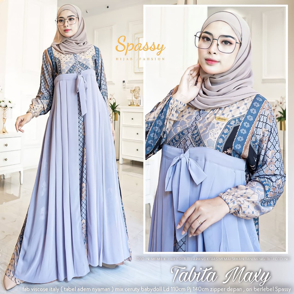 SPASSY DRESS MUSLIM WANITA TABITA MAXY