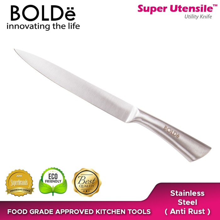 Pisau Dapur Super Utensil Titanium Utility Knife BOLDe