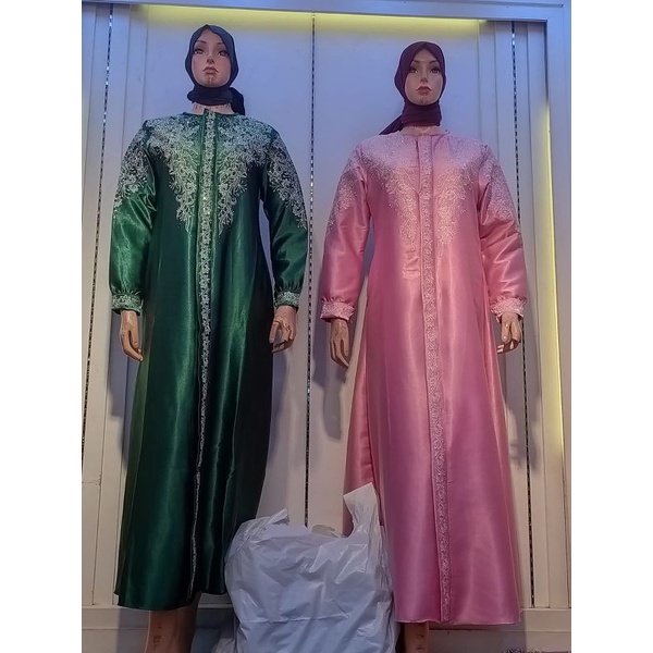 gamis familykid BAHAN SATIN KRISTAL MIX BODIR PAYET