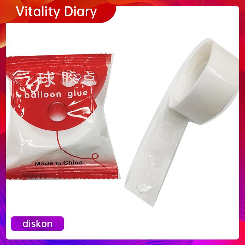 【COD❤️】Titik lem balon ruang pernikahan dekorasi ulang tahun tata letak adegan lem tanpa jejak pasta