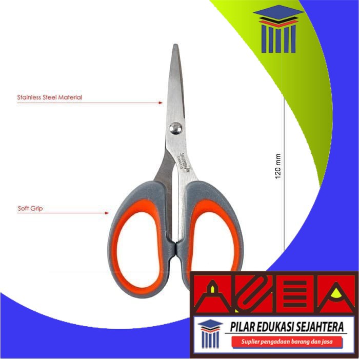 

SCISSORS / GUNTING KECIL JOYKO SC-828 SG SOFT GRIP MURAH
