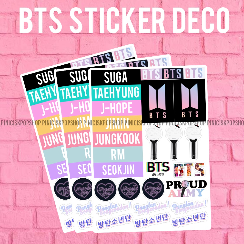 

Stiker BTS dekorasi jurnal MURAH BISA BAYAR DI TEMPAT