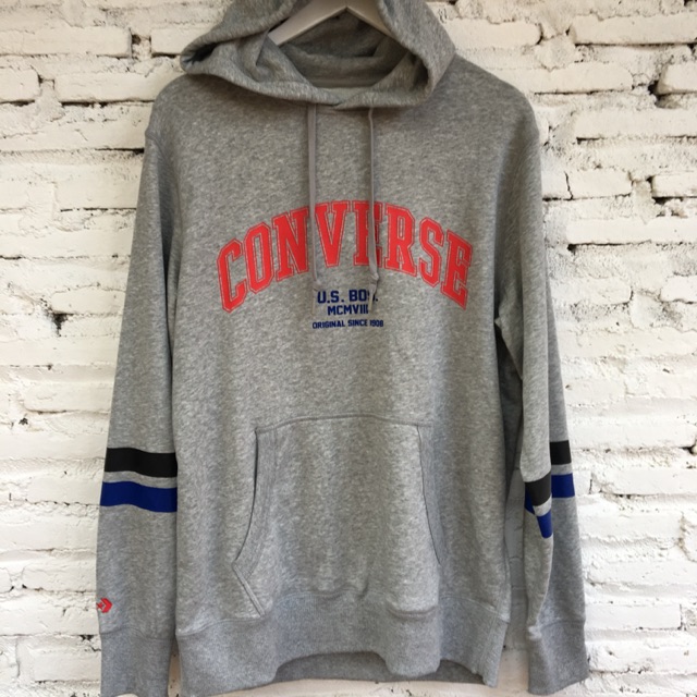 converse grey sweatshirt