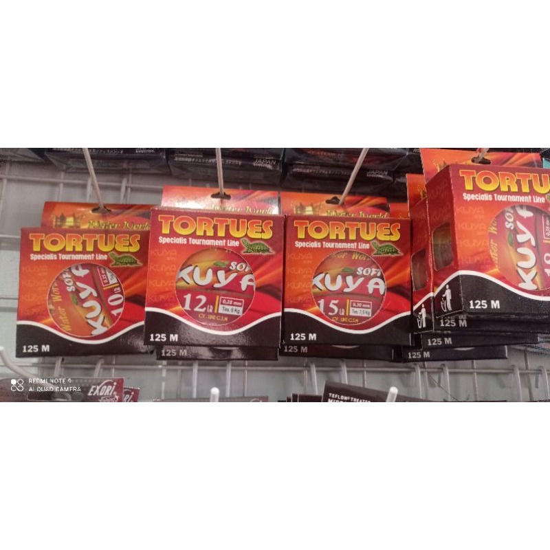 senar pancing soft kuya 125m untuk kolam