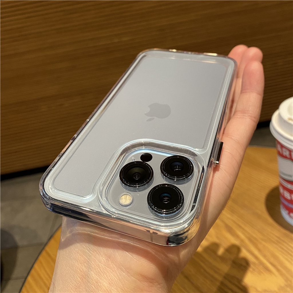 (2 Gen) Soft Case Silikon Transparan Untuk Iphone 13 12 11 Pro Max Xs Max Xr X 7 + 8 Plus