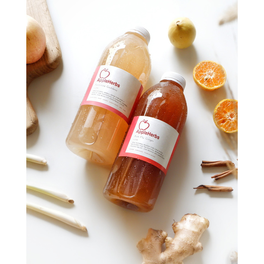 

FRESH STOK 2 BOTOL 1L APPLEHERBS (BISA DI CAMPUR)