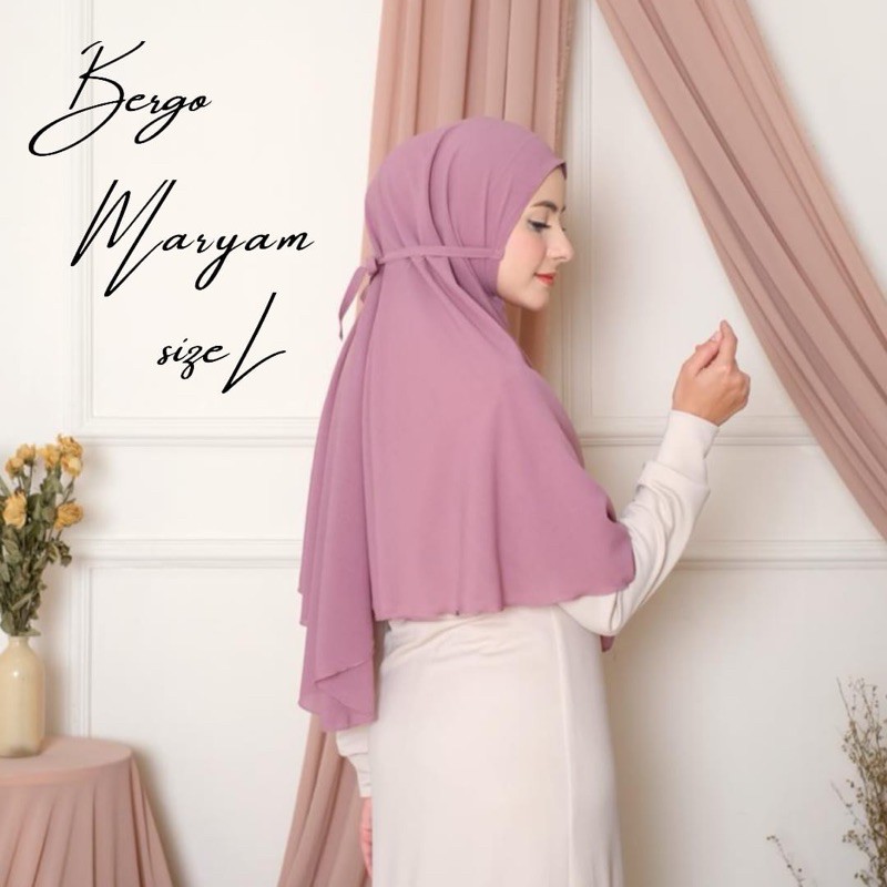 Khimar Bergo Maryam Uk. L