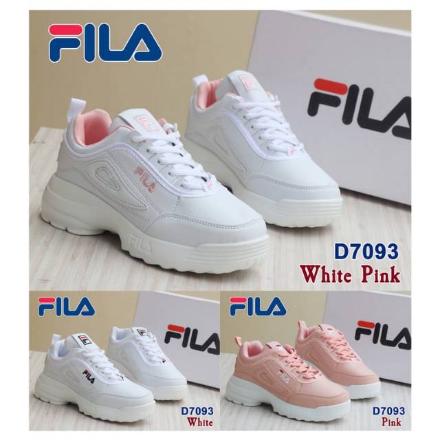 BRANDY SHOES BSD7093 | SEPATU FILA WANITA IMPORT SNEAKER BATAM TREND NEW FASHION GIRL KUALITAS TOP