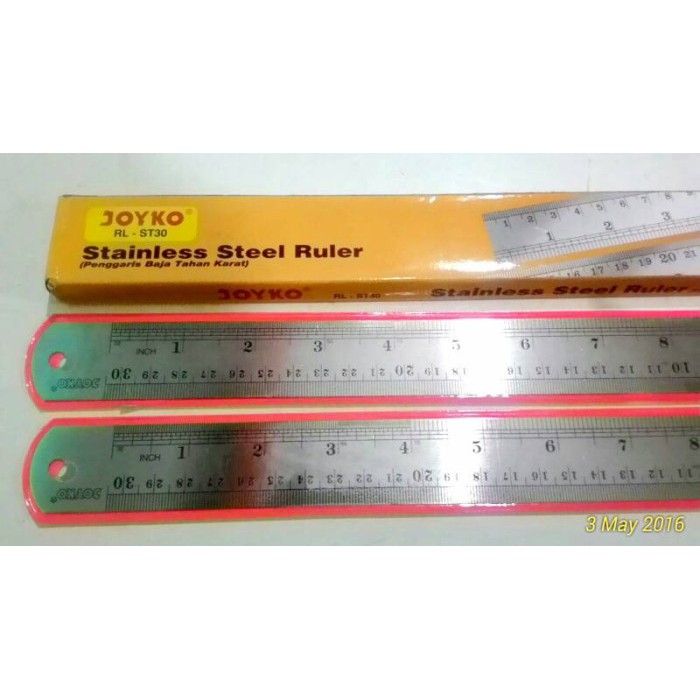 

penggaris besi (stainless) 30cm