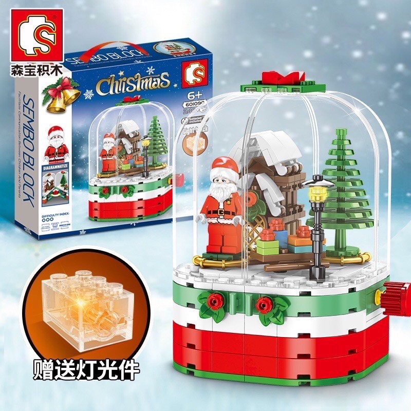 Diy Lego Natal Christmas Block Lego Tema Natal Lego Tema Christmas Kado Natal Shopee Indonesia