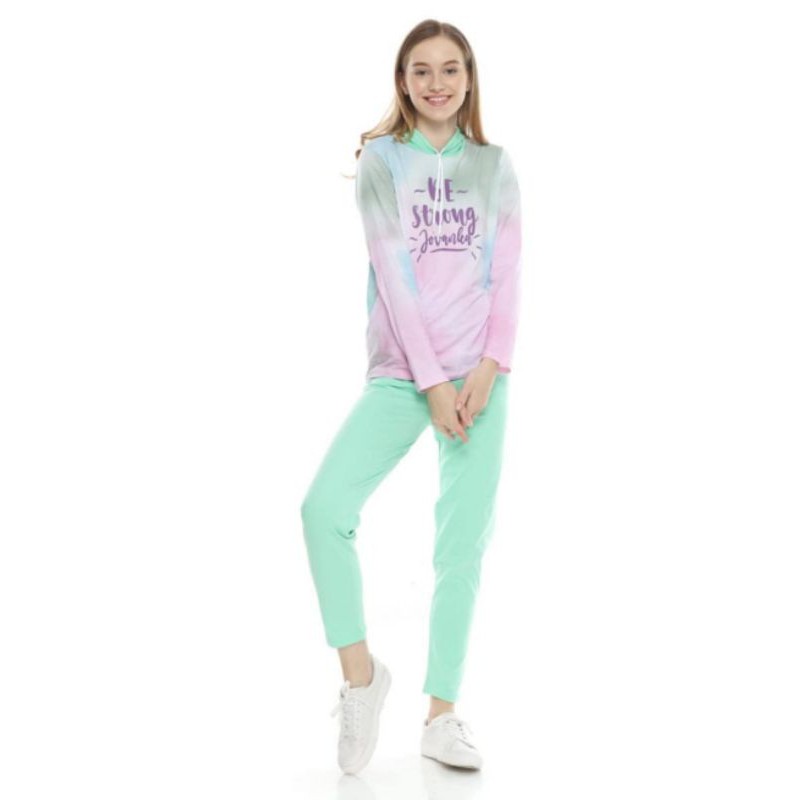 Jovanka Setelan  Hoodie Tie Dye  junior