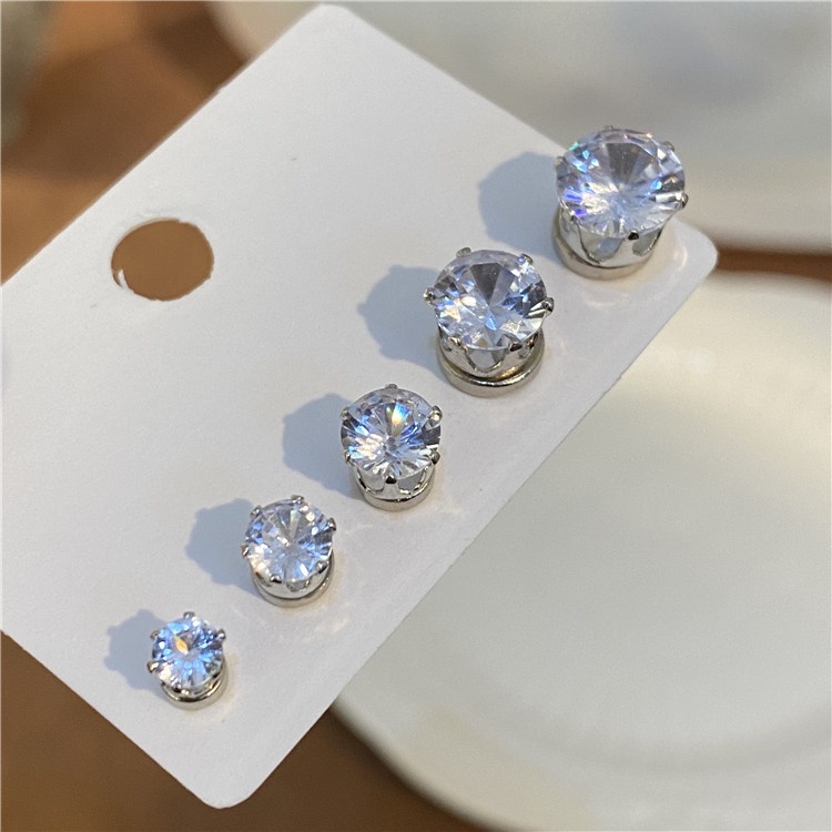 Anting Zircon Gaya Harajuku Untuk Aksesoris