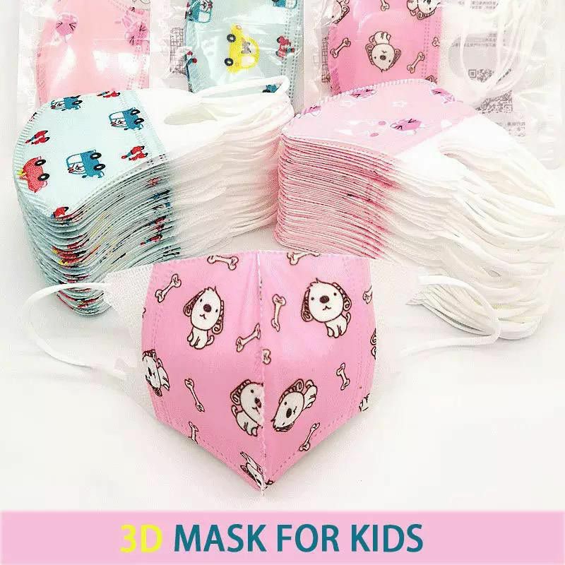 Masker Duckbill Anak Motif Karakter 3D / Pack (10Pcs)