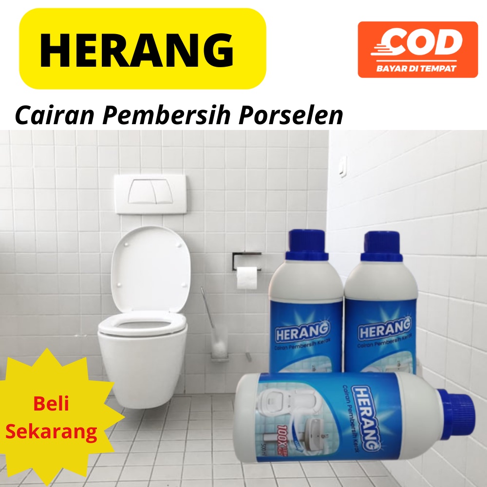 HERANG Pembersih Kamar Mandi Paling Ampuh Cepat Sabun Cairan Pembersih Keramik Lantai dan Dinding Ka