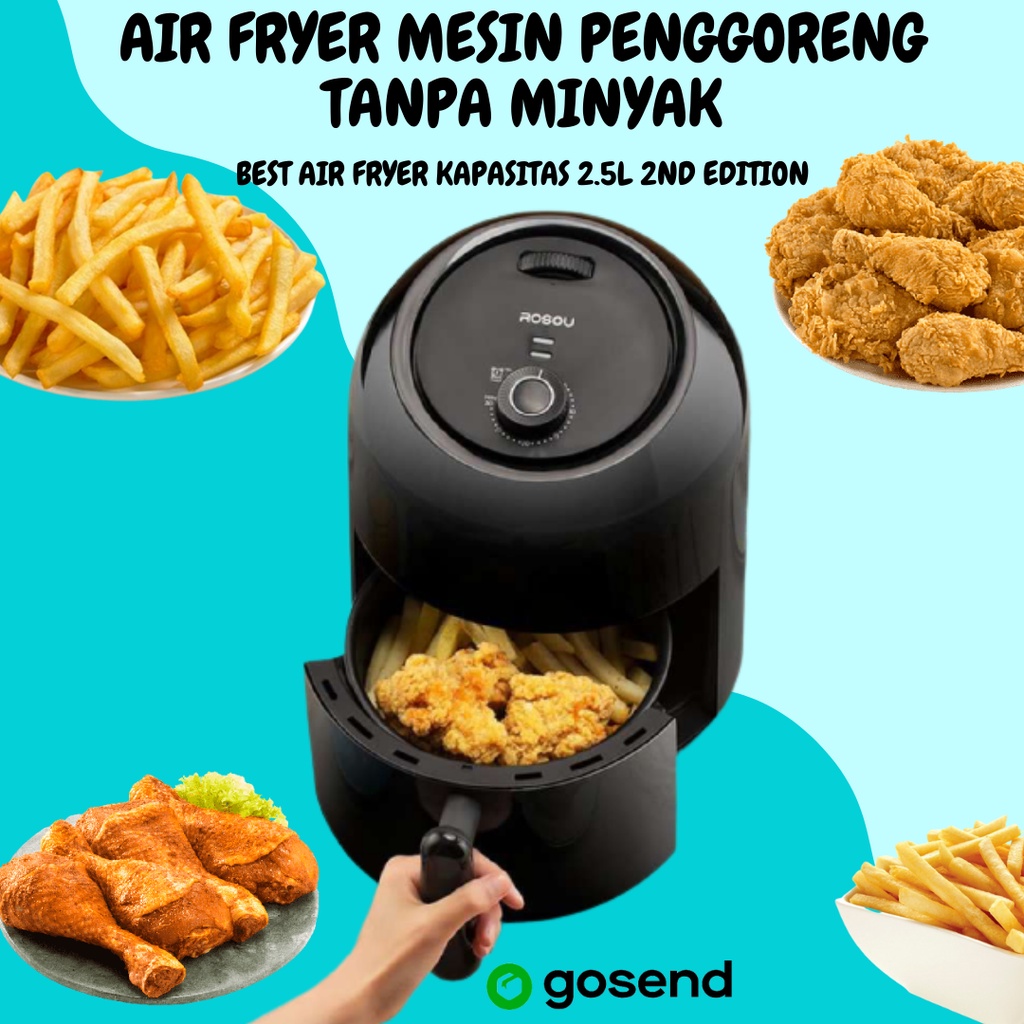 Jual Air Fryer Pintar Mesin Penggoreng Tanpa Minyak No Oil Frying ...