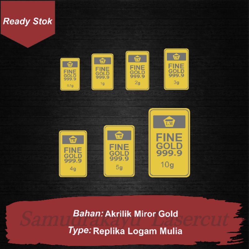 REPLIKA LOGAM MULIA  (UNTUK HIASAN MAHAR)