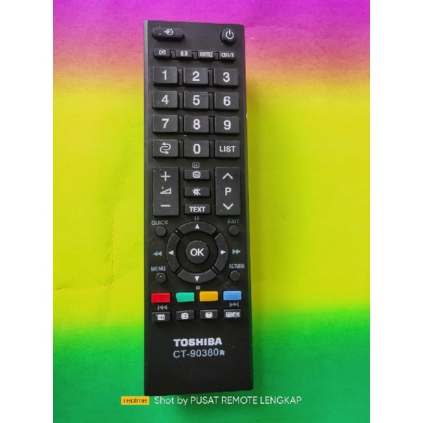 Remote TV LED LCD Toshiba Langsung Pakai. Grade Original