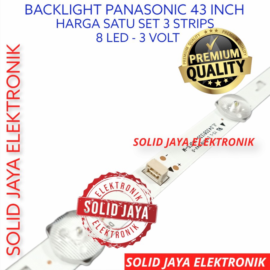 BACKLIGHT TV LED PANASONIC 43 INC TH 43E302 43C302 43D306 43E306 43E302G 43C302G 43D306G 43E306G G LAMPU BL 8K 3V TH-43E302G TH-43C302G TH-43D306G TH-43E306G TH43E302G TH43C302G TH43D306G TH43E306G TH43E302 TH43C302 TH43D306 TH43E306 43E 43C 43D 43INCH IN