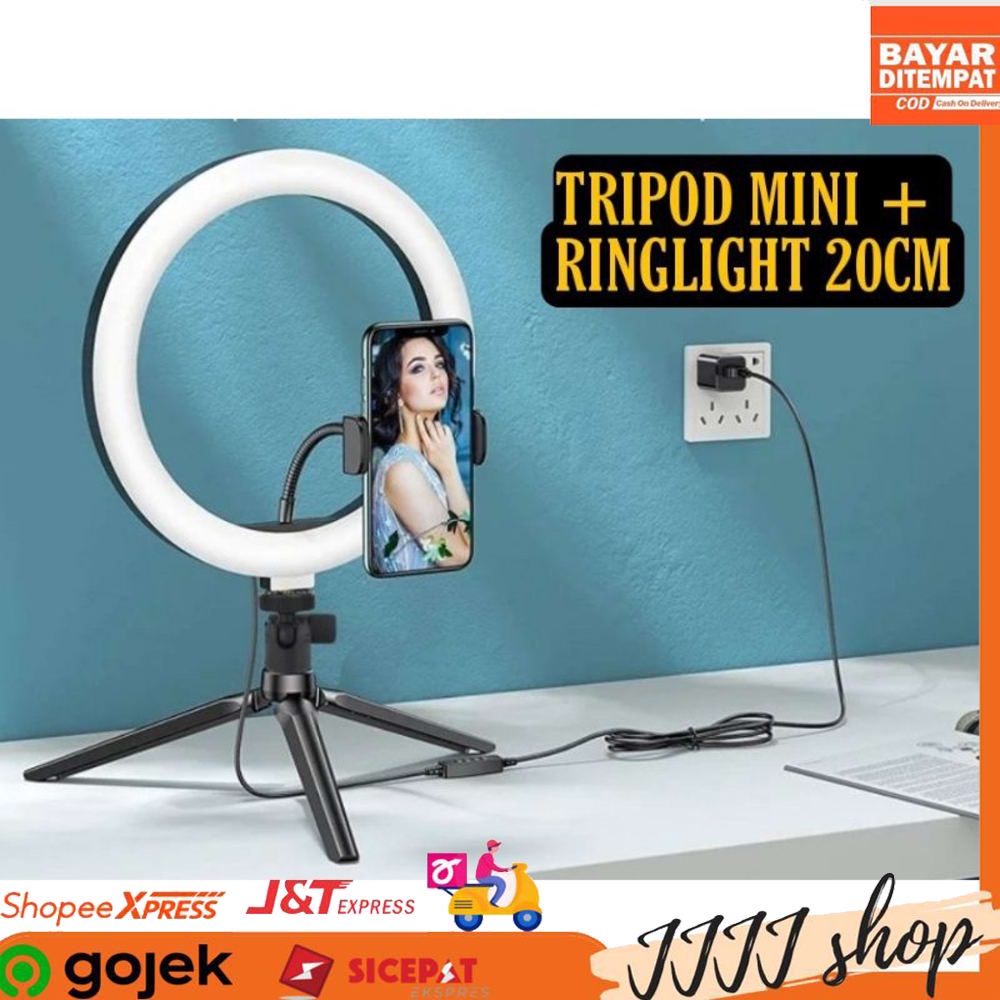 Tripod Mini Ringlight Phone Holder Hp Tripod Meja
