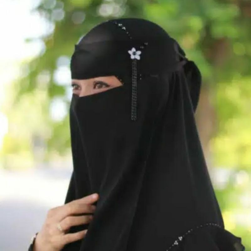 NIQOB BANDANA ANNA SIFFON NIQAB CADAR MURAH