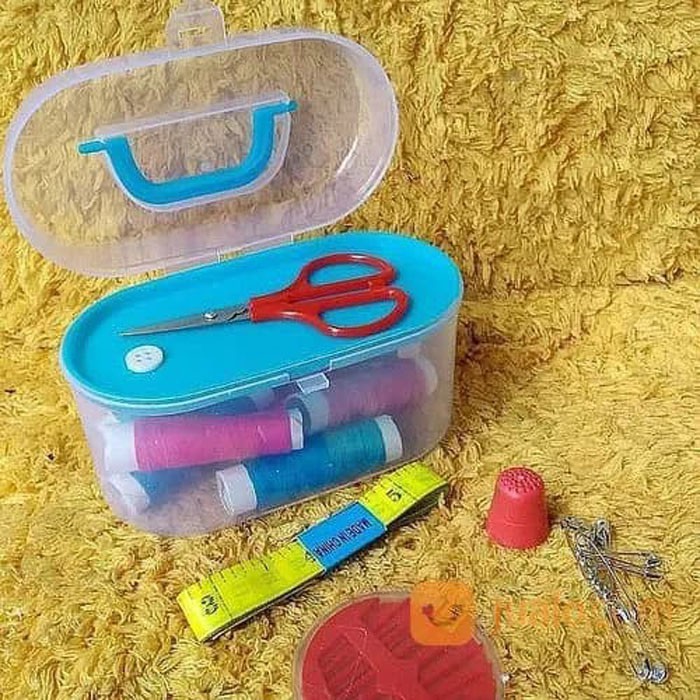 FK Alat Jahit Kotak Set Lengkap/Sewing Kit Free Bubble Wrap