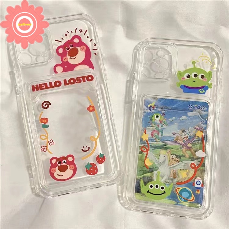 Soft Case TPU Dompet Kartu Tahan Banting Motif Hello Kitty Untuk iPhone 14 12 11 13 Pro Max 7 8 Plus 6 6s Plus XR X SE 2020 XS Max